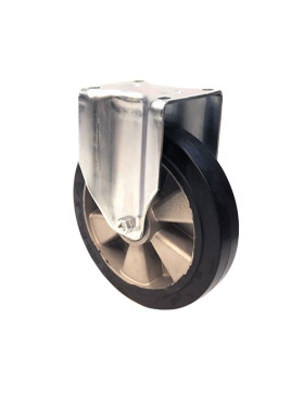 INDUSTRIAL USAGE CASTOR WHEEL REINFORCED RUBBER S77AS 250 MM DIAMETER 
