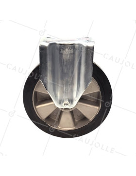 INDUSTRIAL USAGE CASTOR WHEEL REINFORCED RUBBER S77AS 250 MM DIAMETER 