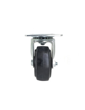 ROULETTE ELASTIQUE RÉSISTANTE À LA CHALEUR DIAMÈTRE 80 MM CHARGE 80 KG