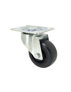 ROULETTE ELASTIQUE RÉSISTANTE À LA CHALEUR DIAMÈTRE 80 MM CHARGE 80 KG