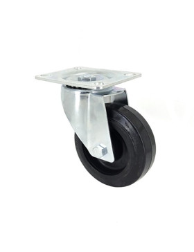 SUPPLE HIGH-TEMPERATURE CASTOR WHEEL 100 MM DIAMETER 