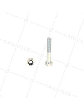 BOULON + ECROU INDESSERABLE DIAMÈTRE 6MM LONGUEUR 40MM