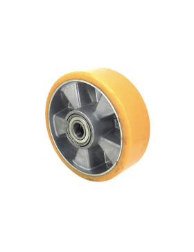 POLYURETHANE WHEEL ALUMINIUM BODY 160 MM DIAMETER 20 MM BORE S2013