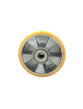 POLYURETHANE WHEEL ALUMINIUM BODY 160 MM DIAMETER 20 MM BORE S2013