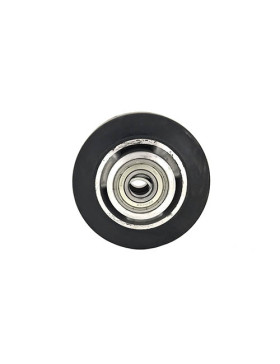 ROUE INDUSTRIELLE A ABSORPTION DE CHOC DIAMÈTRE 125 MM AXE 20 MM S2014