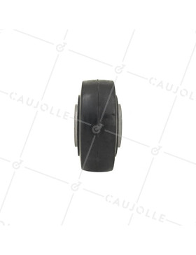 ROUE INDUSTRIELLE A ABSORPTION DE CHOC DIAMÈTRE 125 MM AXE 20 MM S2014