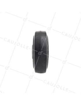 SHOCK-ABSORPTION RUBBER ROLLER 160 MM DIAMETER 20 MM BORE S2014