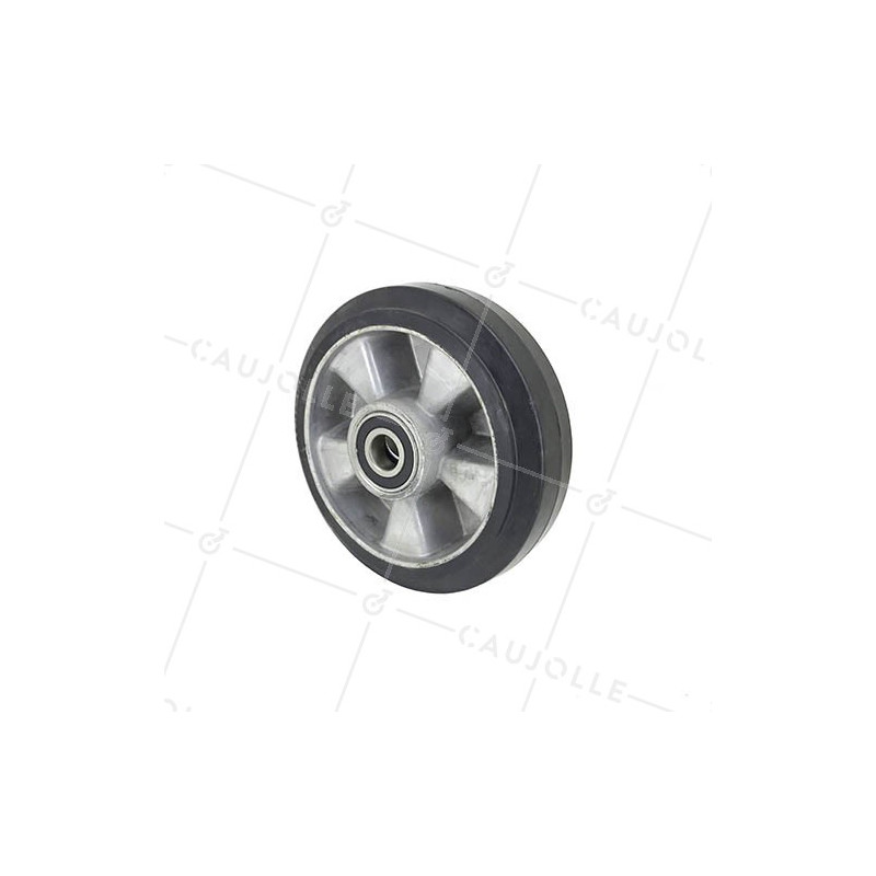 ROUE INDUSTRIELLE A ABSORPTION DE CHOC DIAMÈTRE 180 MM AXE 20 MM S2014