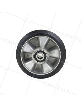 ROUE INDUSTRIELLE A ABSORPTION DE CHOC DIAMÈTRE 180 MM AXE 20 MM S2014