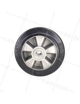 ROUE INDUSTRIELLE A ABSORPTION DE CHOC DIAMÈTRE 200 MM AXE 20 MM S2014