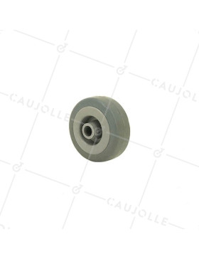 RUBBER ROLLER 50 MM DIAMETER 8 MM BORE S2400 • Caujolle