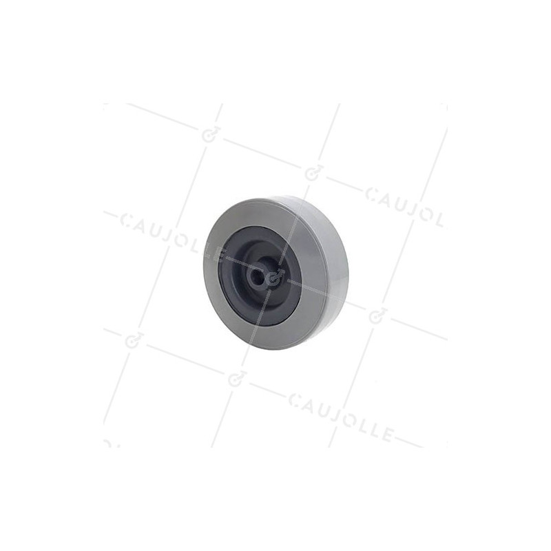 GALET DE MANUTENTION PVC DIAMÈTRE 80MM AXE 8 MM S2300E
