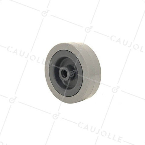 GALET DE MANUTENTION PVC DIAMÈTRE 65MM CHARGE 40KG AXE 8 MM - S2300E65 • Caujolle
