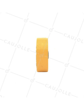 GALET DE MANUTENTION PVC JAUNE DIAMÈTRE 65 MM AXE 8 MM S2300E