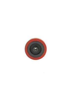 GALET DE MANUTENTION PVC ROUGE DIAMÈTRE 65 MM AXE 8 MM S2300E
