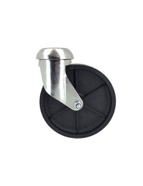 BLACK POLYPROPYLENE CASTOR S94 DIAMETER 125 MM 