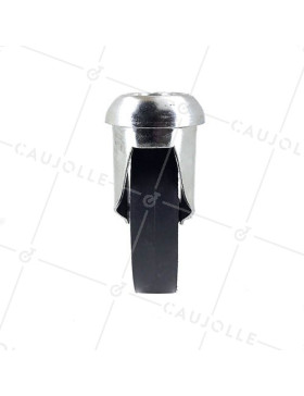 BLACK POLYPROPYLENE CASTOR S94 DIAMETER 125 MM 