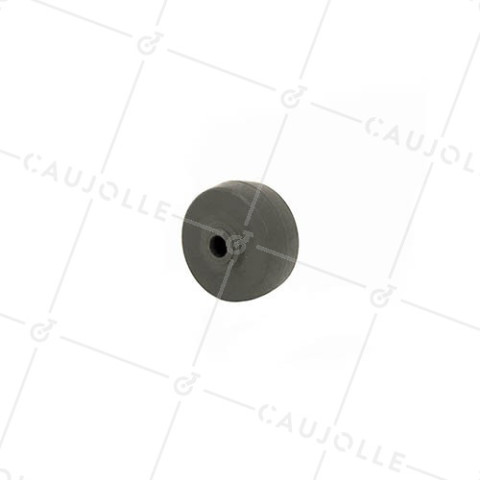 GREY POLYPROPYLENE WHEEL 35 MM DIAMETER 6 MM BORE S2400 • Caujolle
