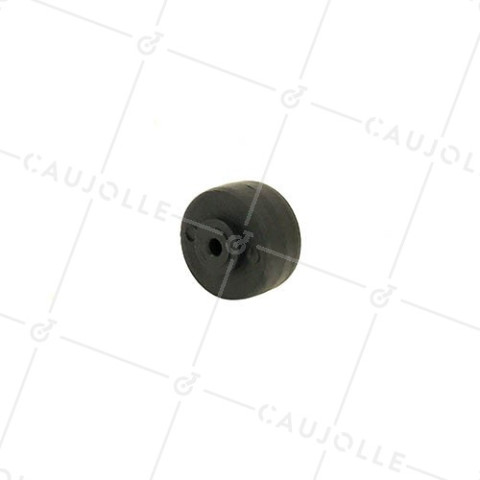 BLACK POLYPROPYLENE WHEEL 30 MM DIAMETER 4 MM BORE S2400 • Caujolle