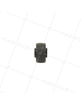 BLACK POLYPROPYLENE WHEEL 30 MM DIAMETER 4 MM BORE S2400