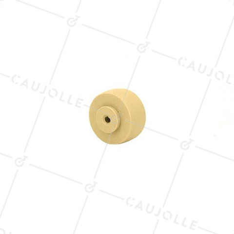 IVORY POLYPROPYLENE WHEEL 30 MM DIAMETER 4 MM BORE S2400 • Caujolle