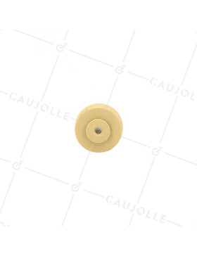IVORY POLYPROPYLENE WHEEL 30 MM DIAMETER 4 MM BORE S2400