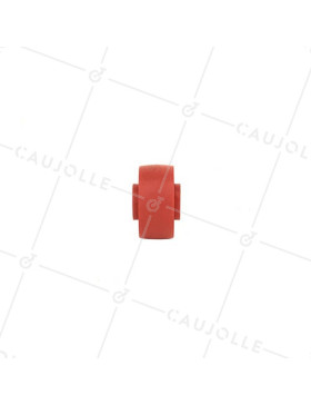RED POLYPROPYLENE WHEEL 30 MM DIAMETER 4 MM BORE S2400