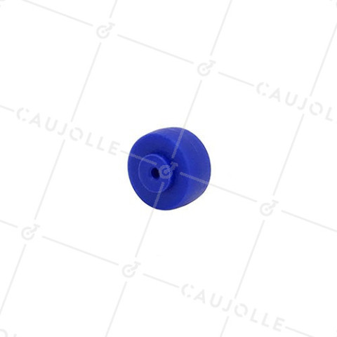 BLUE POLYPROPYLENE WHEEL 30 MM DIAMETER 4 MM BORE S2400 • Caujolle