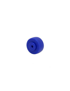 BLUE POLYPROPYLENE WHEEL 30 MM DIAMETER 4 MM BORE S2400