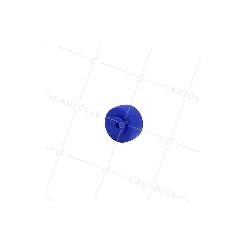 BLUE POLYPROPYLENE WHEEL 30 MM DIAMETER 4 MM BORE S2400