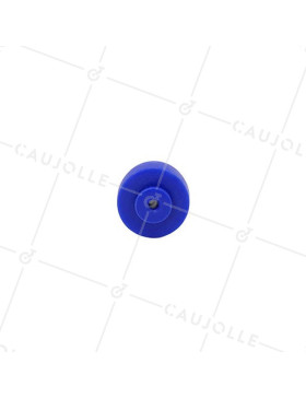 BLUE POLYPROPYLENE WHEEL 30 MM DIAMETER 4 MM BORE S2400