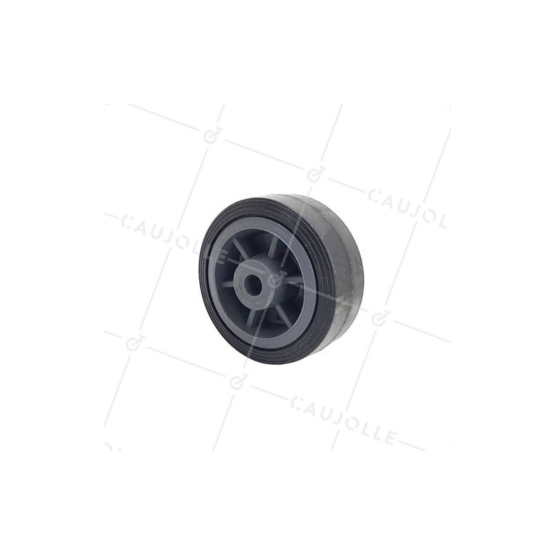 RUBBER WHEEL 100 MM DIAMETER 13 MM BORE S2300