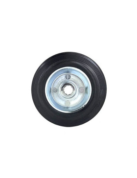 RUBBER WHEEL 125 MM DIAMETER 16 MM BORE S2300