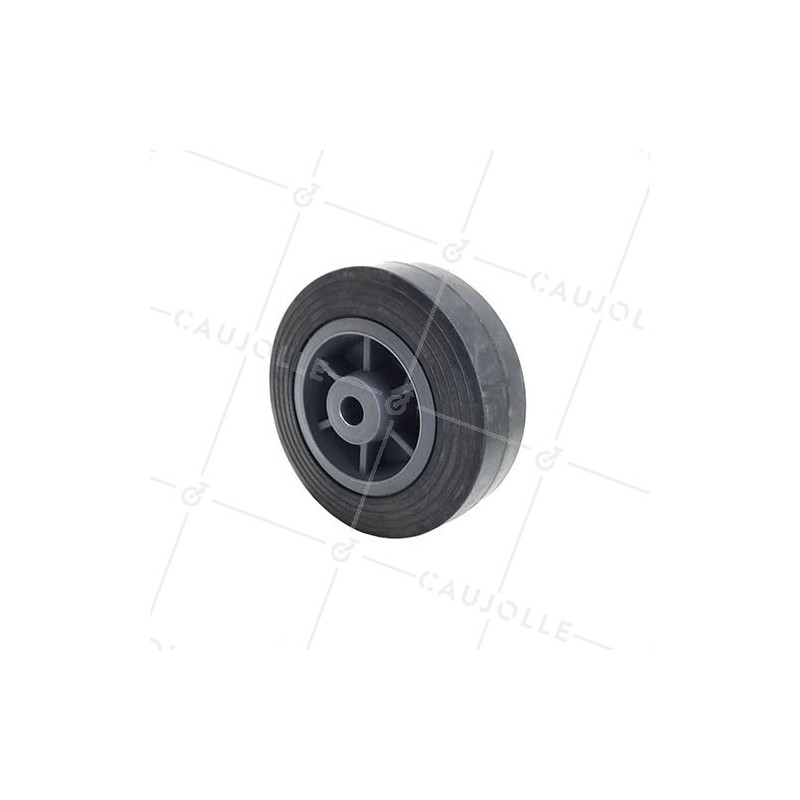 RUBBER WHEEL 125 MM DIAMETER 13 MM BORE S2300