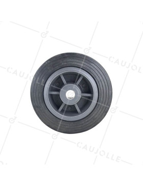 RUBBER WHEEL 125 MM DIAMETER 13 MM BORE S2300