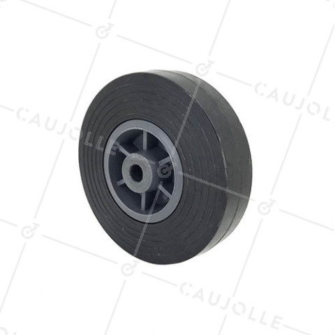 RUBBER WHEEL 150 MM DIAMETER 13 MM BORE S2300 • Caujolle