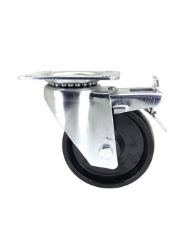ROULETTE PIVOTANTE À FREIN RESISTANTE A LA CHALEUR DIAMETRE 150 MM CHARGE 200 KG - S2 270° 150AF