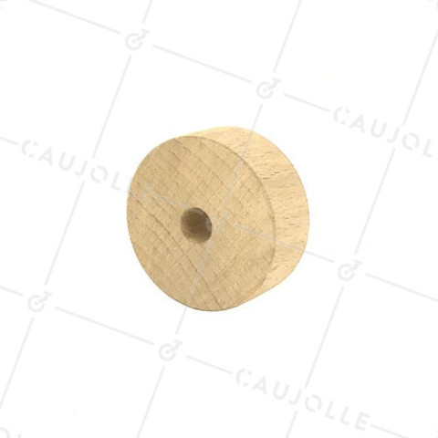 ROUE EN BOIS DIAMÈTRE 50 MM CHARGE 50 KG AXE 10 MM • Caujolle