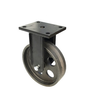 ROULETTE INDUSTRIELLE ANCIENNE VINTAGE EN FONTE DIAMÈTRE 200 MM CHARGE 600 KG - INDUSTYL200F