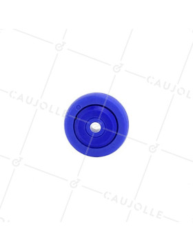 Galet convoyeur bleu en t pour l’industrie alimentaire