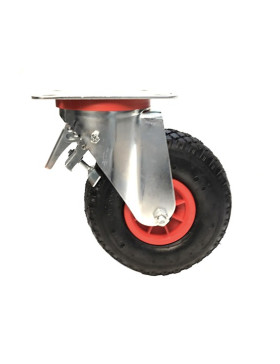 PNEUMATIC SWIVEL WHEEL 260 MM DIAMETER