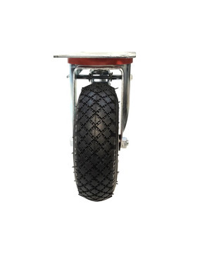 ROULETTE GONFLABLE TOUT-TERRAIN PIVOTANTE À FREIN DIAMÈTRE 260 MM CHARGE 80 KG