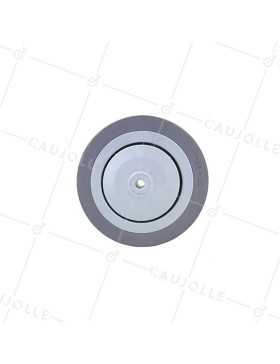 GALET MANUTENTION CAOUTCHOUC ROULEMENT À BILLES DIAMÈTRE 125MM