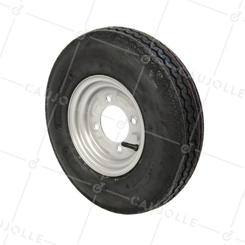 ROUE DE REMORQUE ROUTIÈRE PREMIUM DIAMÈTRE 414 MM CHARGE 265KG AXE 85 MM - S2921 • Caujolle
