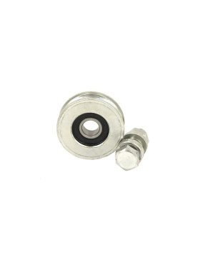Roulette de portail coulissant gorge ronde diamètre 40 mm