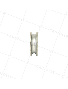 Roulette de portail coulissant gorge ronde diamètre 40 mm