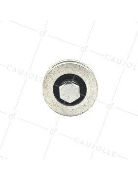 Roulette de portail coulissant à gorge carrée diamètre 50 mm