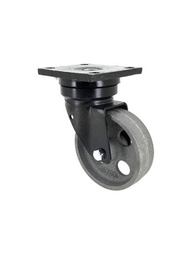 ROULETTE VINTAGE EN FONTE PIVOTANTE DIAMÈTRE 100MM CHARGE 250KG - INDUSTYL100P