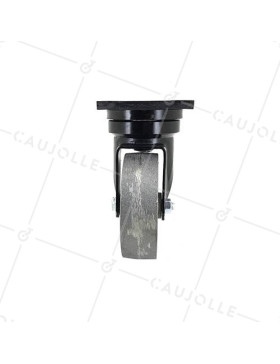 ROULETTE VINTAGE EN FONTE PIVOTANTE DIAMÈTRE 100MM CHARGE 250KG - INDUSTYL100P