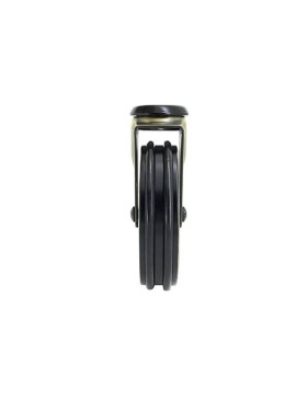 ROULETTE DESIGN RÉTRO EN ALUMINIUM DORÉ DIAMÈTRE 100 MM CHARGE 55KG À FIXATION DE 10 MM - GOLDSTYL100O